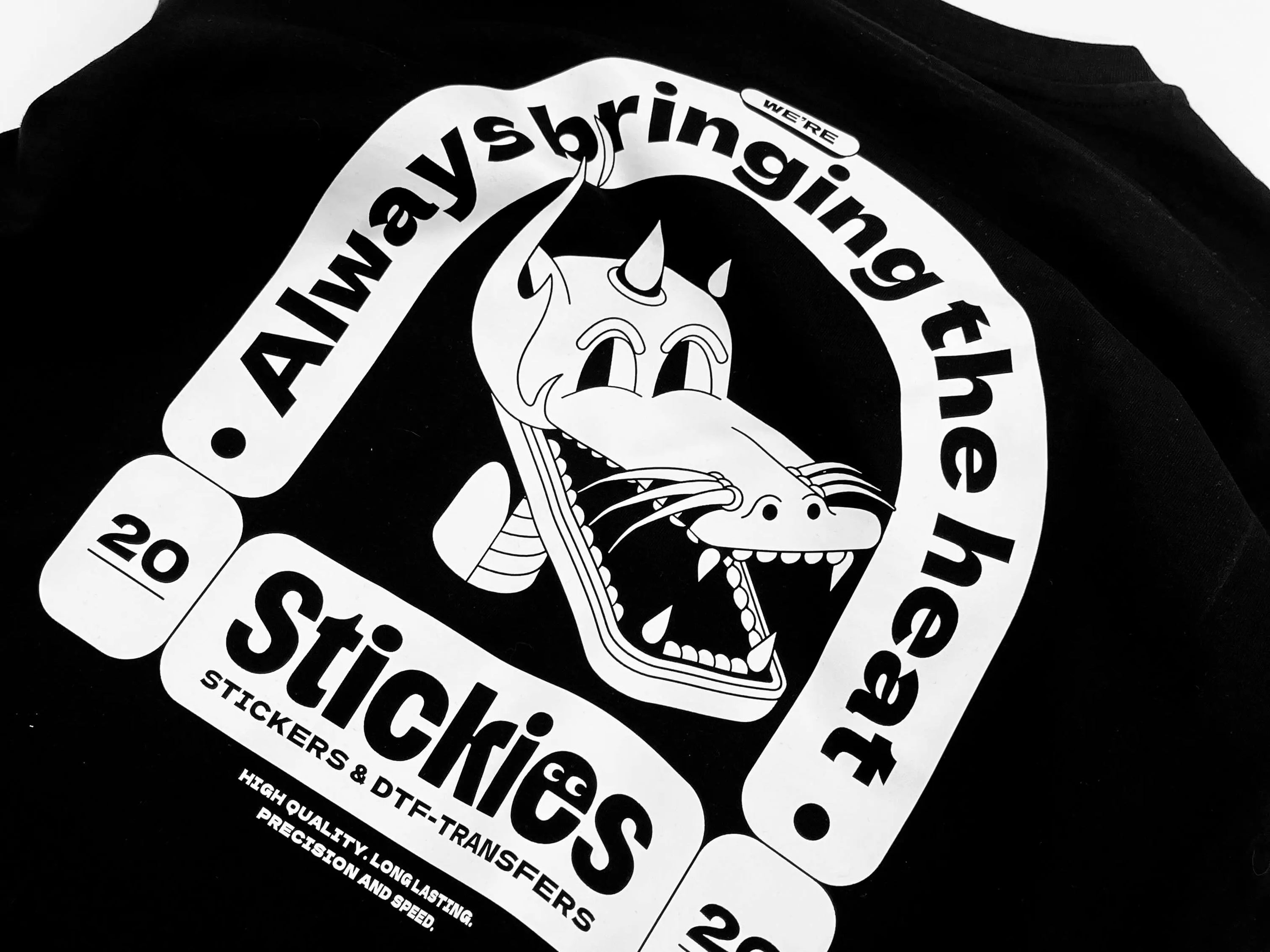 Always Bringing the Heat T-shirt Stickies