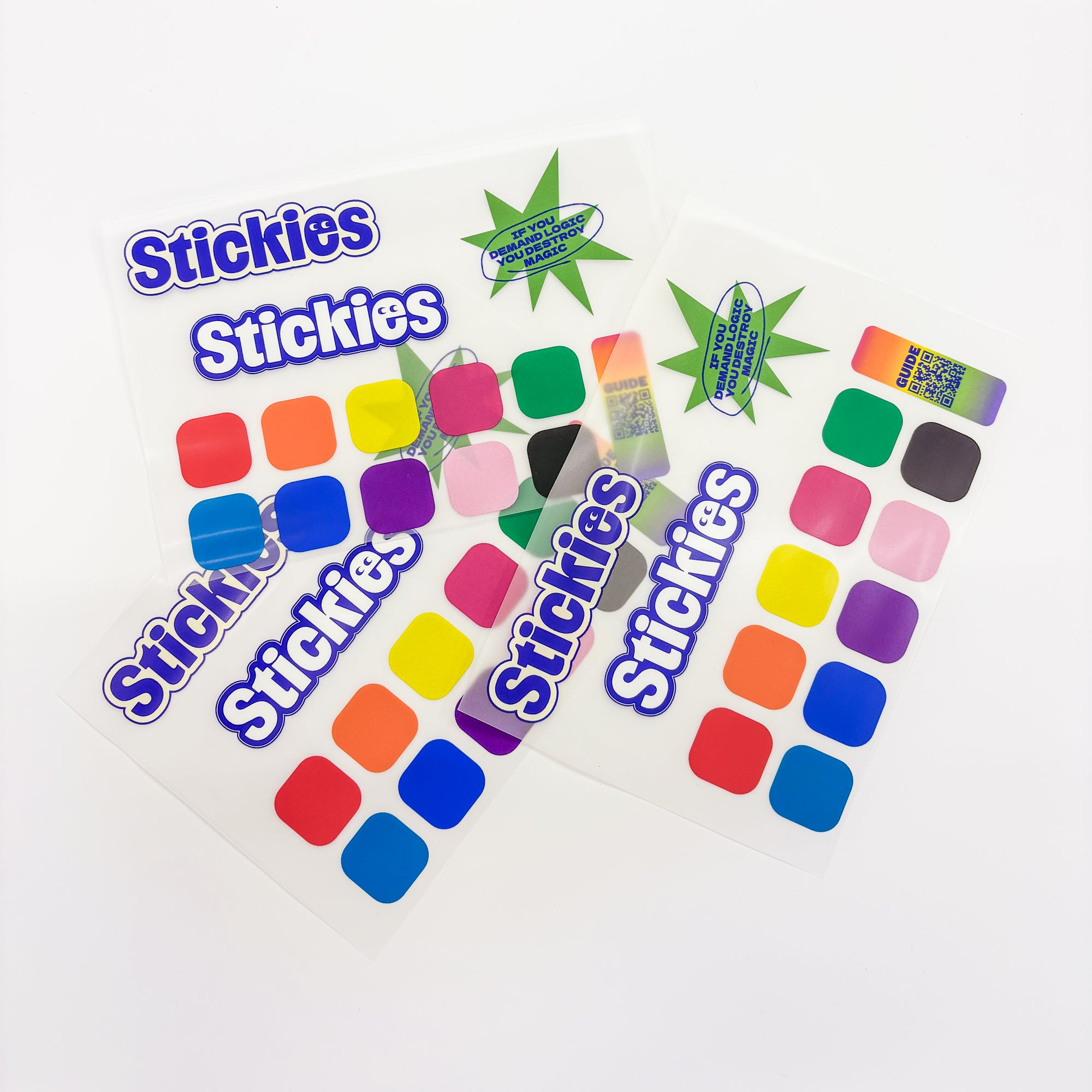 DTF provtryck Stickies