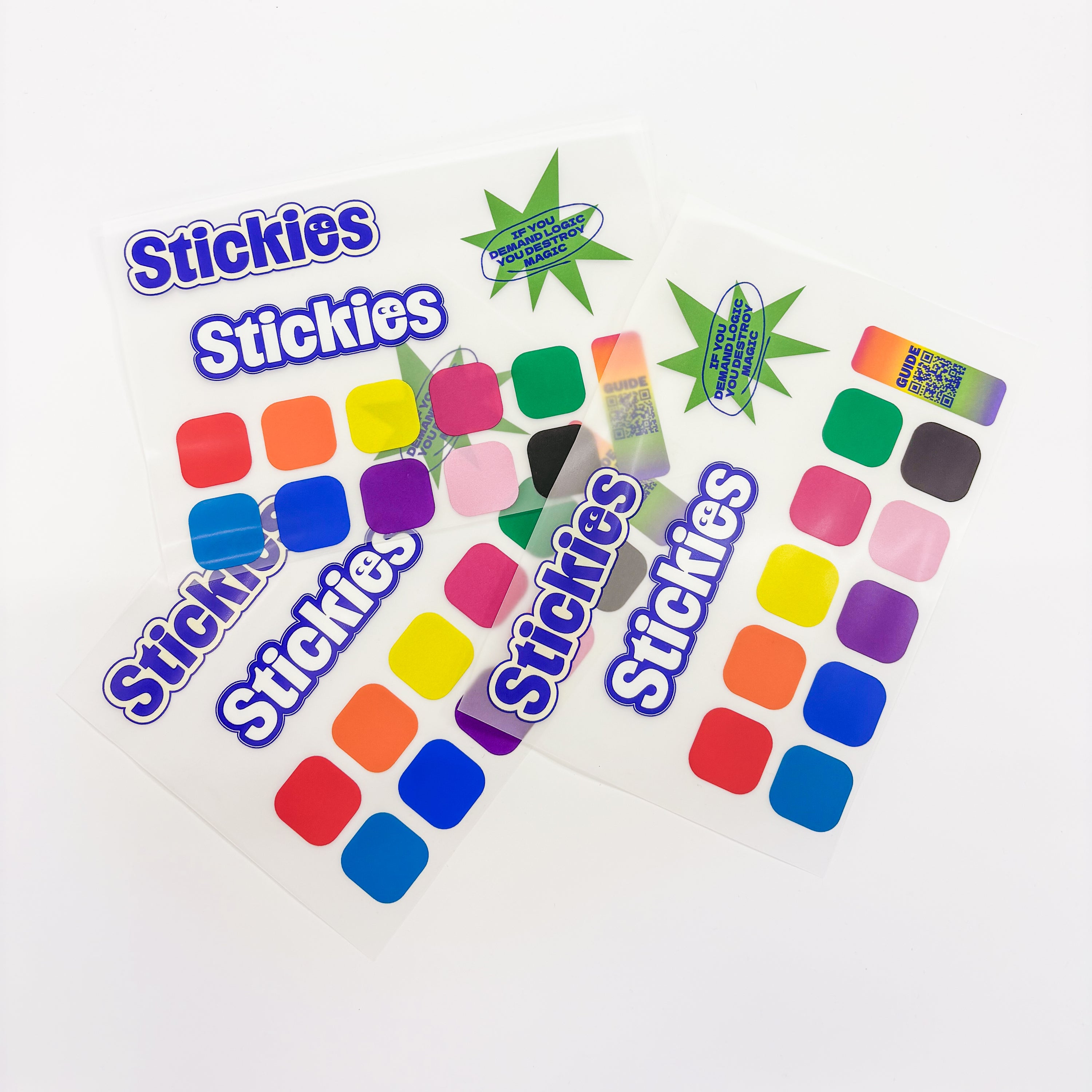 DTF provtryck Stickies